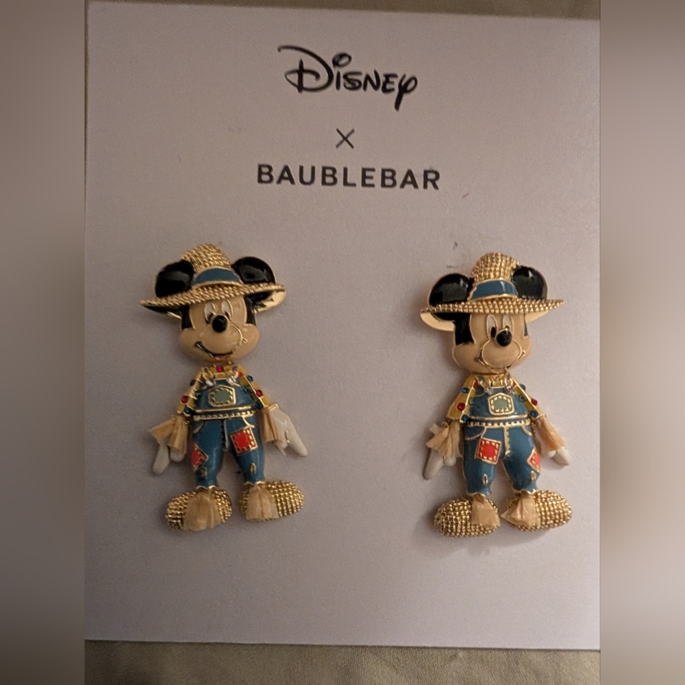 Disney X BAUBLEBAR Mickey Mouse Scarecrow Dangle Earrings